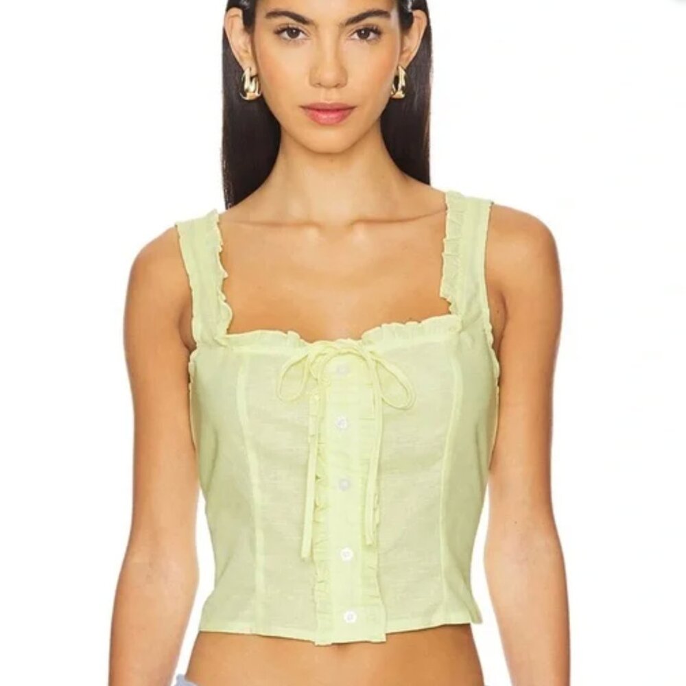 SNDYS x Revolve Esmeralda Top Size L NWT - Picture 6 of 7